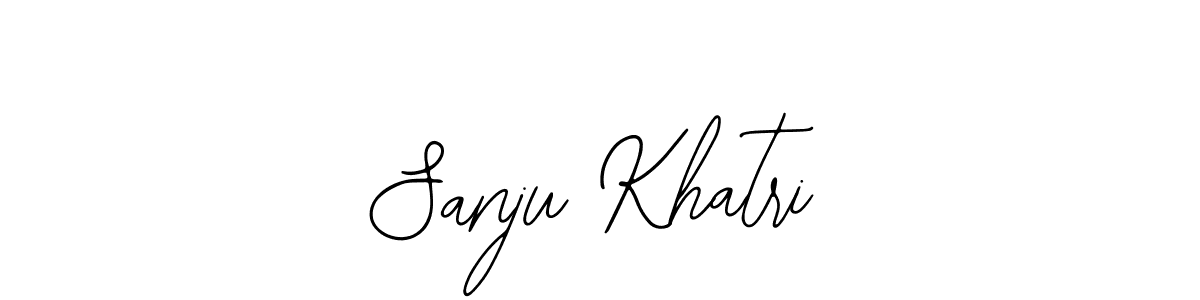 Use a signature maker to create a handwritten signature online. With this signature software, you can design (Bearetta-2O07w) your own signature for name Sanju Khatri. Sanju Khatri signature style 12 images and pictures png