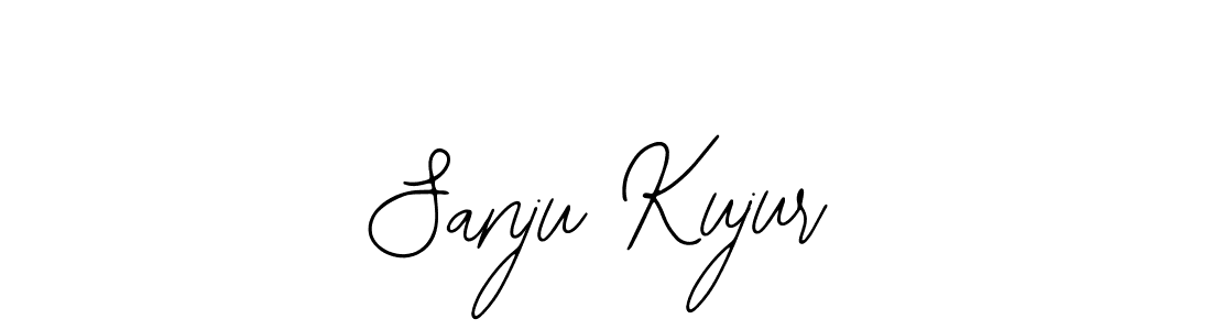 You should practise on your own different ways (Bearetta-2O07w) to write your name (Sanju Kujur) in signature. don't let someone else do it for you. Sanju Kujur signature style 12 images and pictures png