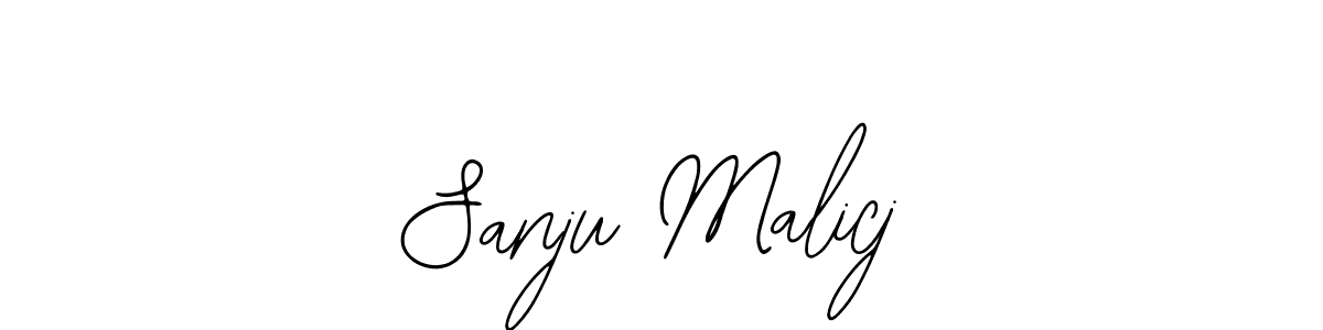 if you are searching for the best signature style for your name Sanju Malicj. so please give up your signature search. here we have designed multiple signature styles  using Bearetta-2O07w. Sanju Malicj signature style 12 images and pictures png