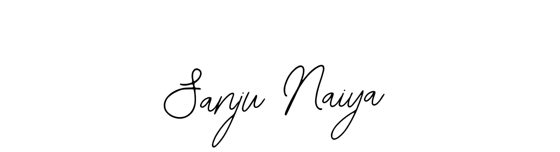 How to make Sanju Naiya name signature. Use Bearetta-2O07w style for creating short signs online. This is the latest handwritten sign. Sanju Naiya signature style 12 images and pictures png
