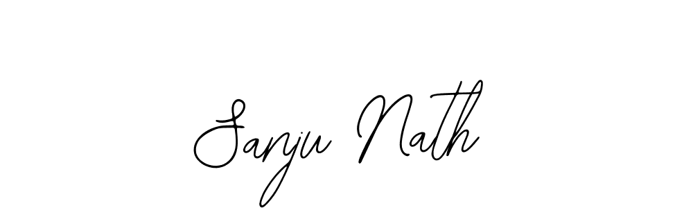 This is the best signature style for the Sanju Nath name. Also you like these signature font (Bearetta-2O07w). Mix name signature. Sanju Nath signature style 12 images and pictures png