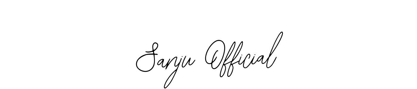 How to make Sanju Official signature? Bearetta-2O07w is a professional autograph style. Create handwritten signature for Sanju Official name. Sanju Official signature style 12 images and pictures png