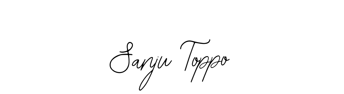Also You can easily find your signature by using the search form. We will create Sanju Toppo name handwritten signature images for you free of cost using Bearetta-2O07w sign style. Sanju Toppo signature style 12 images and pictures png