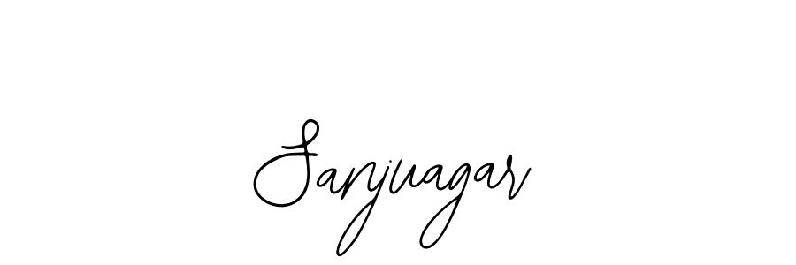 How to make Sanjuagar name signature. Use Bearetta-2O07w style for creating short signs online. This is the latest handwritten sign. Sanjuagar signature style 12 images and pictures png