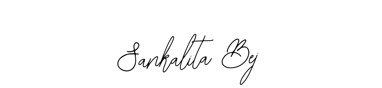 You should practise on your own different ways (Bearetta-2O07w) to write your name (Sankalita Bej) in signature. don't let someone else do it for you. Sankalita Bej signature style 12 images and pictures png