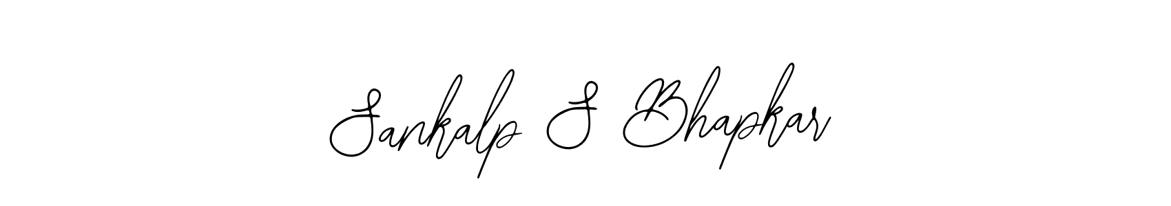 The best way (Bearetta-2O07w) to make a short signature is to pick only two or three words in your name. The name Sankalp S Bhapkar include a total of six letters. For converting this name. Sankalp S Bhapkar signature style 12 images and pictures png