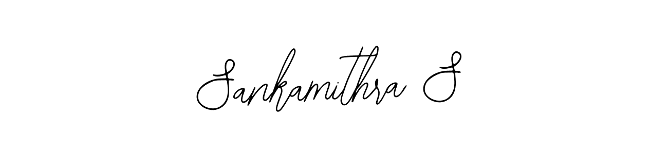 Create a beautiful signature design for name Sankamithra S. With this signature (Bearetta-2O07w) fonts, you can make a handwritten signature for free. Sankamithra S signature style 12 images and pictures png