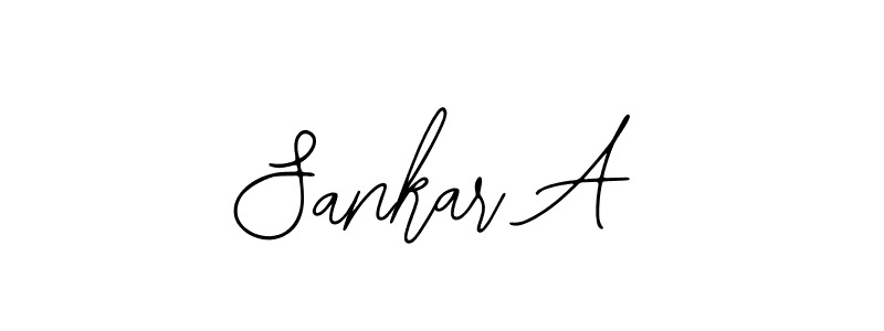 Sankar A stylish signature style. Best Handwritten Sign (Bearetta-2O07w) for my name. Handwritten Signature Collection Ideas for my name Sankar A. Sankar A signature style 12 images and pictures png