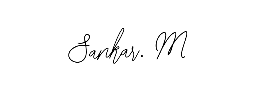 The best way (Bearetta-2O07w) to make a short signature is to pick only two or three words in your name. The name Sankar. M include a total of six letters. For converting this name. Sankar. M signature style 12 images and pictures png