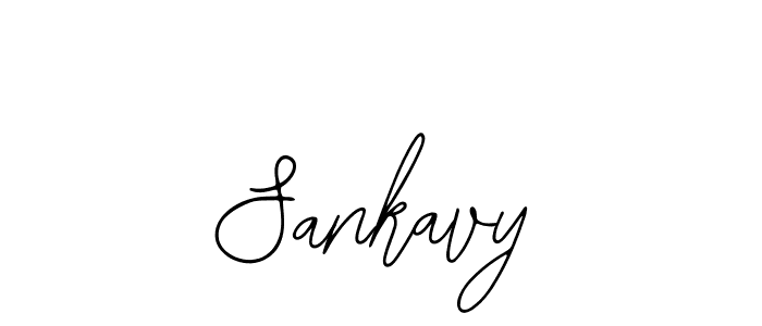How to make Sankavy name signature. Use Bearetta-2O07w style for creating short signs online. This is the latest handwritten sign. Sankavy signature style 12 images and pictures png
