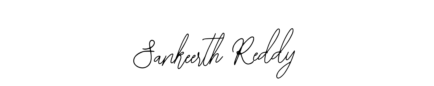 How to make Sankeerth Reddy name signature. Use Bearetta-2O07w style for creating short signs online. This is the latest handwritten sign. Sankeerth Reddy signature style 12 images and pictures png