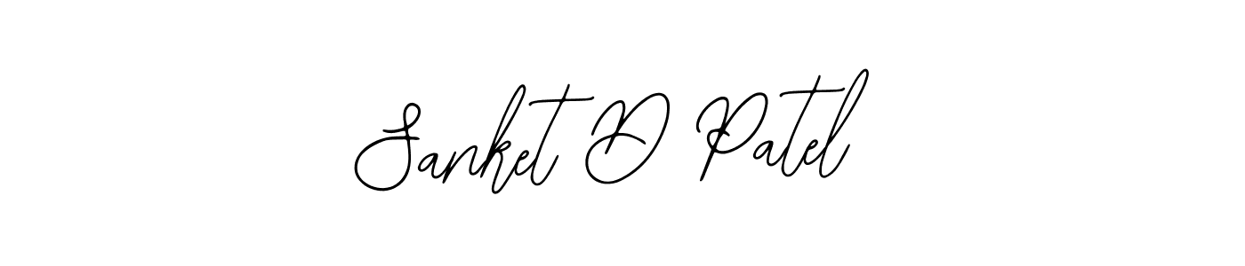 How to Draw Sanket D Patel signature style? Bearetta-2O07w is a latest design signature styles for name Sanket D Patel. Sanket D Patel signature style 12 images and pictures png