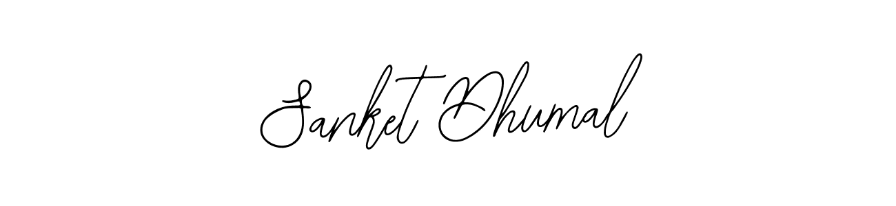 The best way (Bearetta-2O07w) to make a short signature is to pick only two or three words in your name. The name Sanket Dhumal include a total of six letters. For converting this name. Sanket Dhumal signature style 12 images and pictures png