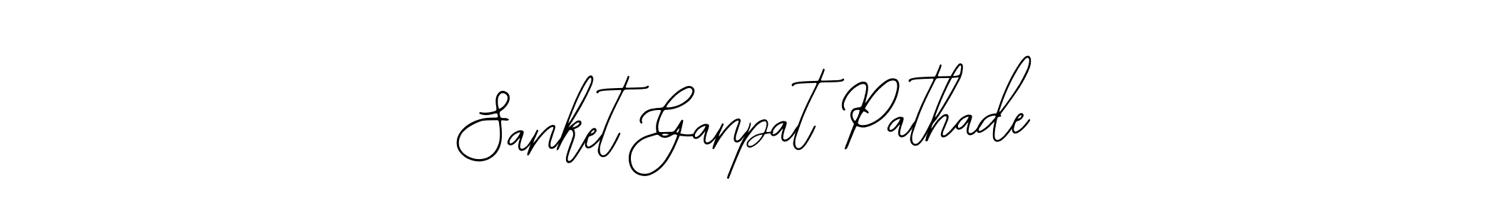 Use a signature maker to create a handwritten signature online. With this signature software, you can design (Bearetta-2O07w) your own signature for name Sanket Ganpat Pathade. Sanket Ganpat Pathade signature style 12 images and pictures png