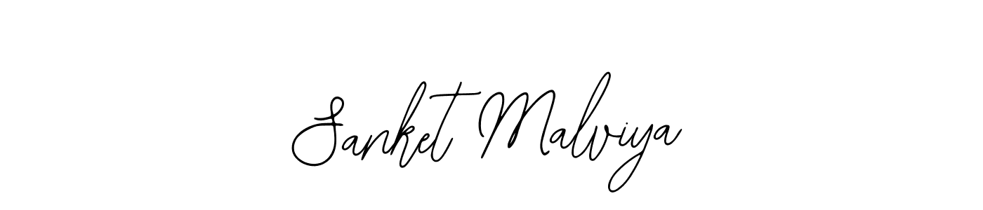You should practise on your own different ways (Bearetta-2O07w) to write your name (Sanket Malviya) in signature. don't let someone else do it for you. Sanket Malviya signature style 12 images and pictures png