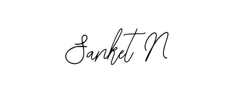 You should practise on your own different ways (Bearetta-2O07w) to write your name (Sanket N) in signature. don't let someone else do it for you. Sanket N signature style 12 images and pictures png