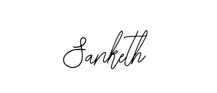 Make a beautiful signature design for name Sanketh. With this signature (Bearetta-2O07w) style, you can create a handwritten signature for free. Sanketh signature style 12 images and pictures png