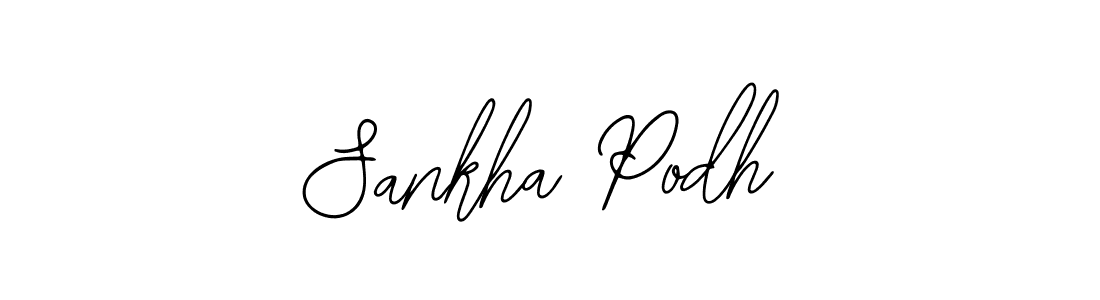 How to make Sankha Podh name signature. Use Bearetta-2O07w style for creating short signs online. This is the latest handwritten sign. Sankha Podh signature style 12 images and pictures png
