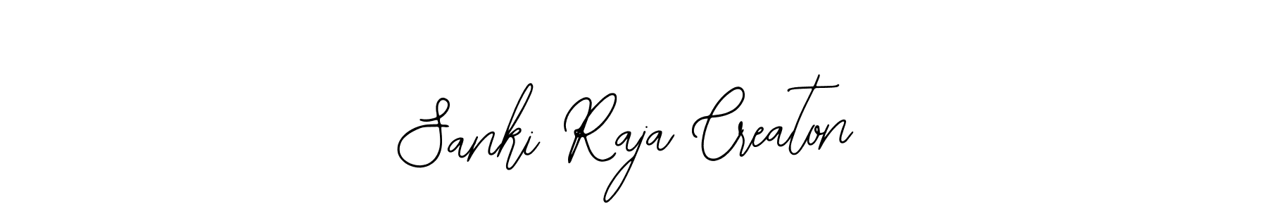 Bearetta-2O07w is a professional signature style that is perfect for those who want to add a touch of class to their signature. It is also a great choice for those who want to make their signature more unique. Get Sanki Raja Creaton name to fancy signature for free. Sanki Raja Creaton signature style 12 images and pictures png