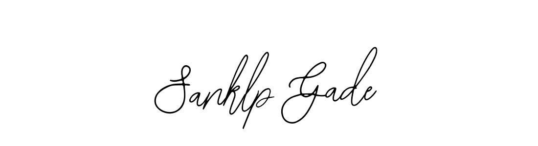 How to make Sanklp Gade name signature. Use Bearetta-2O07w style for creating short signs online. This is the latest handwritten sign. Sanklp Gade signature style 12 images and pictures png