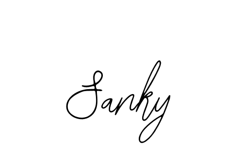 Make a beautiful signature design for name Sanky. With this signature (Bearetta-2O07w) style, you can create a handwritten signature for free. Sanky signature style 12 images and pictures png