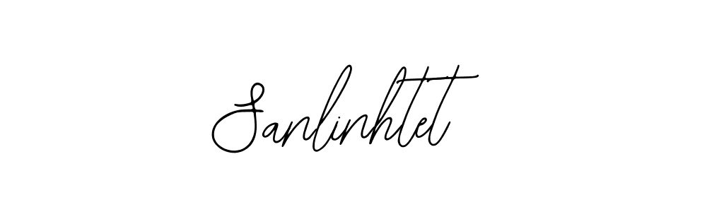 How to Draw Sanlinhtet signature style? Bearetta-2O07w is a latest design signature styles for name Sanlinhtet. Sanlinhtet signature style 12 images and pictures png