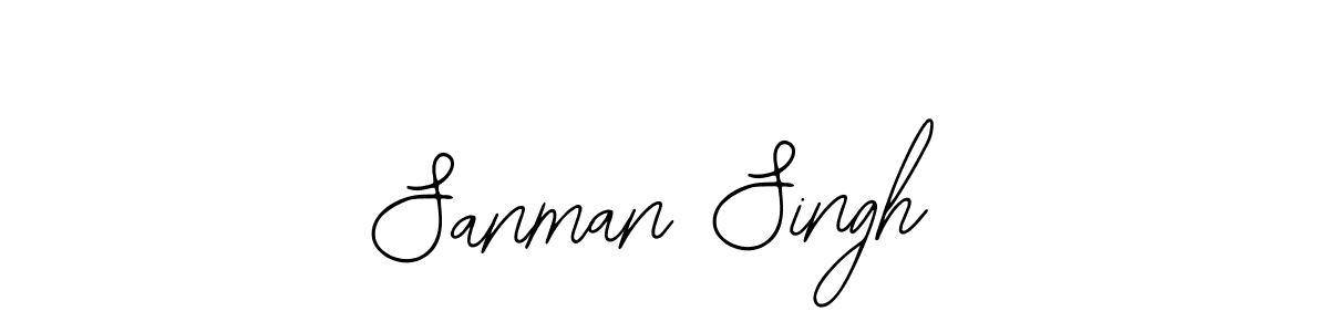 Design your own signature with our free online signature maker. With this signature software, you can create a handwritten (Bearetta-2O07w) signature for name Sanman Singh. Sanman Singh signature style 12 images and pictures png