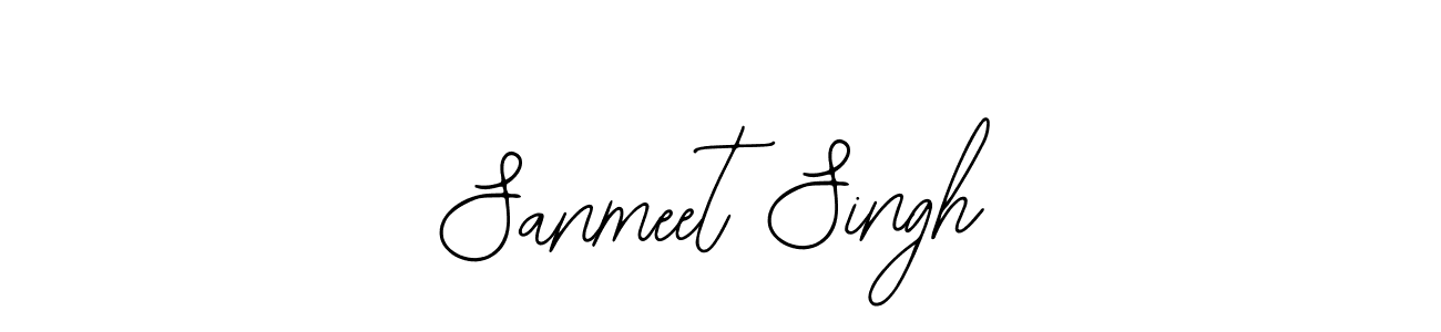 The best way (Bearetta-2O07w) to make a short signature is to pick only two or three words in your name. The name Sanmeet Singh include a total of six letters. For converting this name. Sanmeet Singh signature style 12 images and pictures png