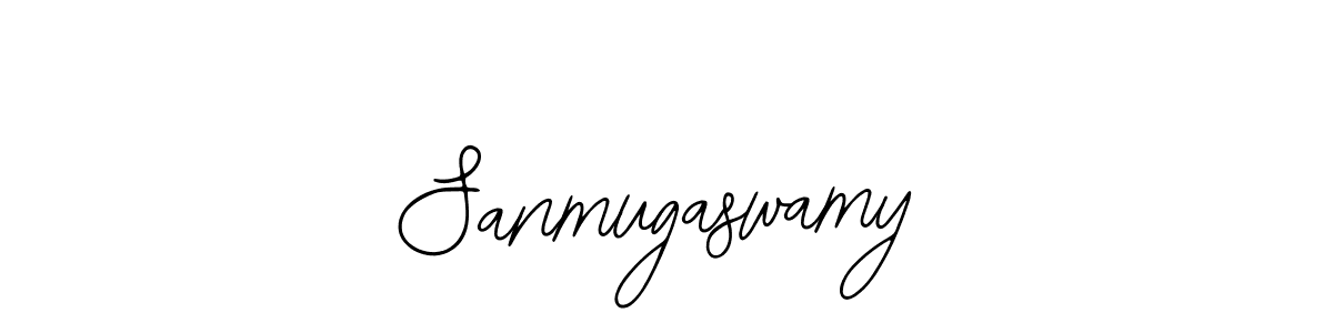 The best way (Bearetta-2O07w) to make a short signature is to pick only two or three words in your name. The name Sanmugaswamy include a total of six letters. For converting this name. Sanmugaswamy signature style 12 images and pictures png