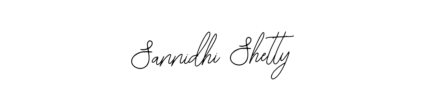Design your own signature with our free online signature maker. With this signature software, you can create a handwritten (Bearetta-2O07w) signature for name Sannidhi Shetty. Sannidhi Shetty signature style 12 images and pictures png