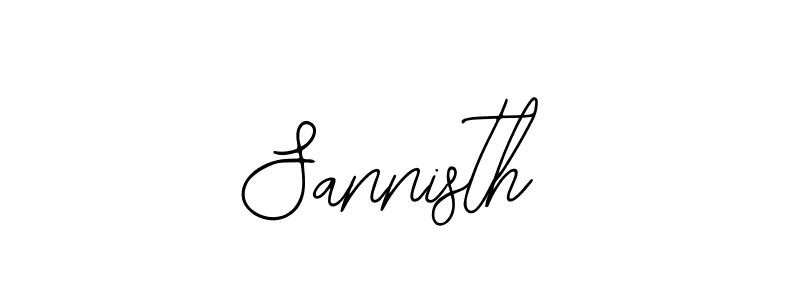 How to make Sannisth signature? Bearetta-2O07w is a professional autograph style. Create handwritten signature for Sannisth name. Sannisth signature style 12 images and pictures png