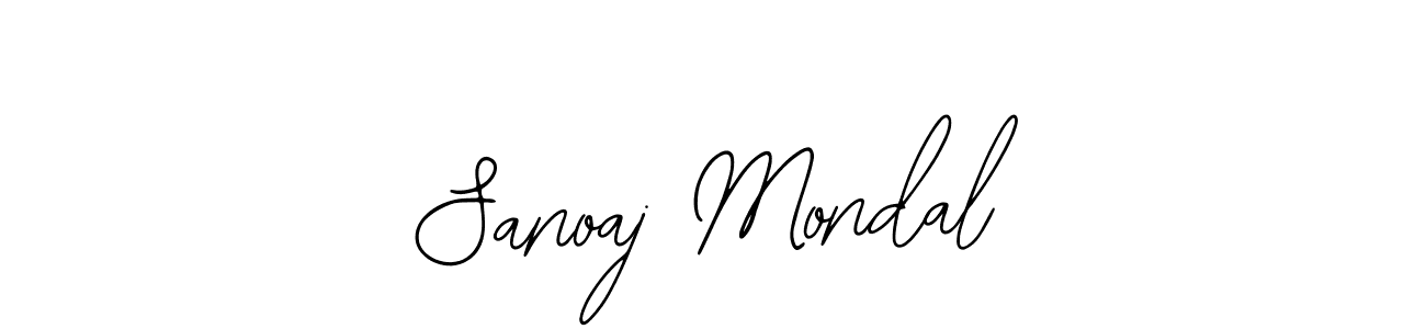 Use a signature maker to create a handwritten signature online. With this signature software, you can design (Bearetta-2O07w) your own signature for name Sanoaj Mondal. Sanoaj Mondal signature style 12 images and pictures png