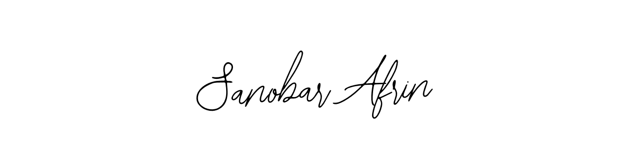 Make a beautiful signature design for name Sanobar Afrin. With this signature (Bearetta-2O07w) style, you can create a handwritten signature for free. Sanobar Afrin signature style 12 images and pictures png