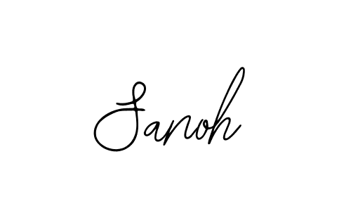 if you are searching for the best signature style for your name Sanoh. so please give up your signature search. here we have designed multiple signature styles  using Bearetta-2O07w. Sanoh signature style 12 images and pictures png