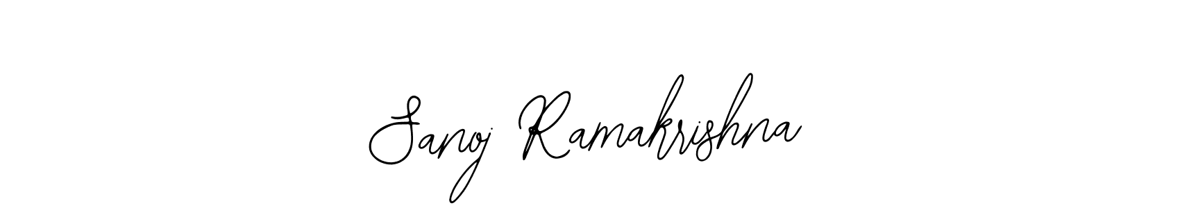 Make a beautiful signature design for name Sanoj Ramakrishna. Use this online signature maker to create a handwritten signature for free. Sanoj Ramakrishna signature style 12 images and pictures png