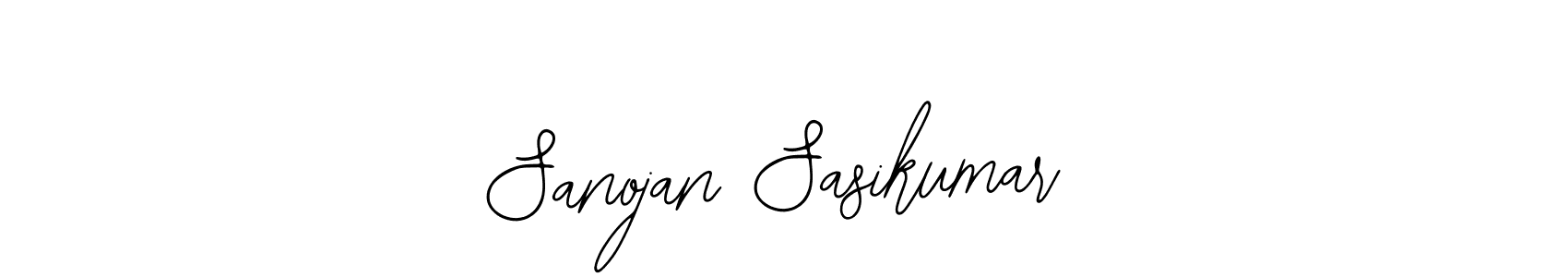 The best way (Bearetta-2O07w) to make a short signature is to pick only two or three words in your name. The name Sanojan Sasikumar include a total of six letters. For converting this name. Sanojan Sasikumar signature style 12 images and pictures png