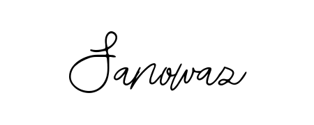 The Bearetta-2O07w handwriting style adds charm and authenticity to name Sanowaz. A wonderful choice for personal thank-you notes. Sanowaz signature style 12 images and pictures png