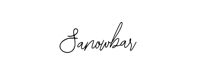 How to Draw Sanowbar signature style? Bearetta-2O07w is a latest design signature styles for name Sanowbar. Sanowbar signature style 12 images and pictures png