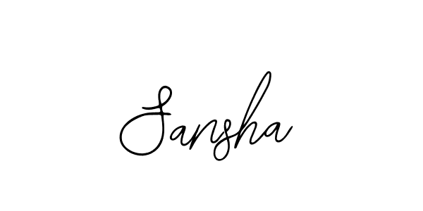 The best way (Bearetta-2O07w) to make a short signature is to pick only two or three words in your name. The name Sansha include a total of six letters. For converting this name. Sansha signature style 12 images and pictures png