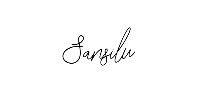 Bearetta-2O07w is a professional signature style that is perfect for those who want to add a touch of class to their signature. It is also a great choice for those who want to make their signature more unique. Get Sansilu name to fancy signature for free. Sansilu signature style 12 images and pictures png