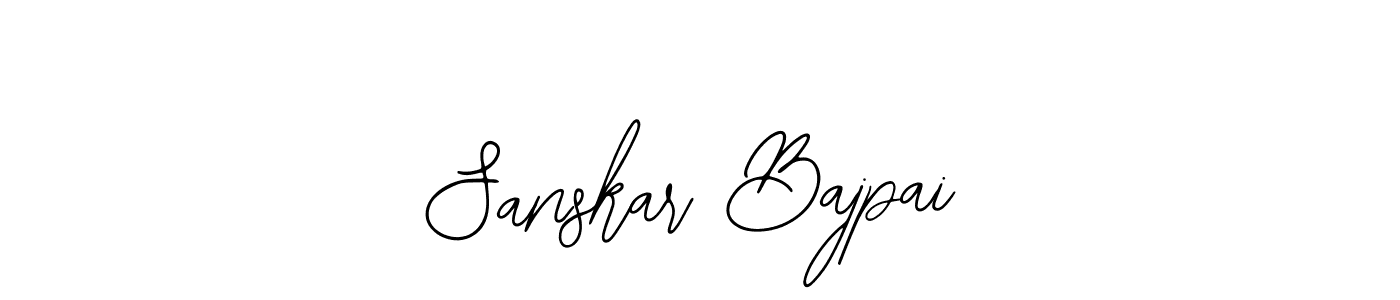 How to make Sanskar Bajpai signature? Bearetta-2O07w is a professional autograph style. Create handwritten signature for Sanskar Bajpai name. Sanskar Bajpai signature style 12 images and pictures png