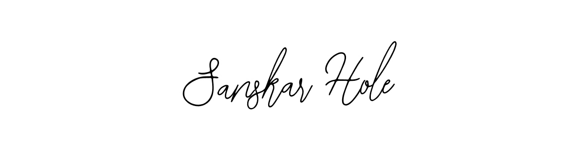 How to Draw Sanskar Hole signature style? Bearetta-2O07w is a latest design signature styles for name Sanskar Hole. Sanskar Hole signature style 12 images and pictures png