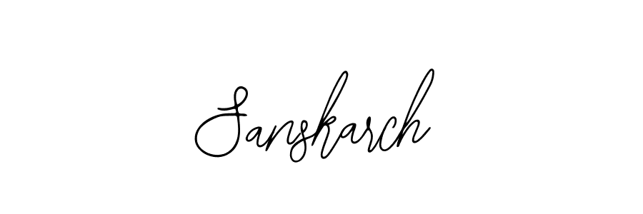 You should practise on your own different ways (Bearetta-2O07w) to write your name (Sanskarch) in signature. don't let someone else do it for you. Sanskarch signature style 12 images and pictures png