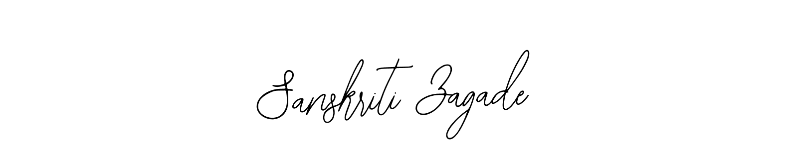 Also You can easily find your signature by using the search form. We will create Sanskriti Zagade name handwritten signature images for you free of cost using Bearetta-2O07w sign style. Sanskriti Zagade signature style 12 images and pictures png