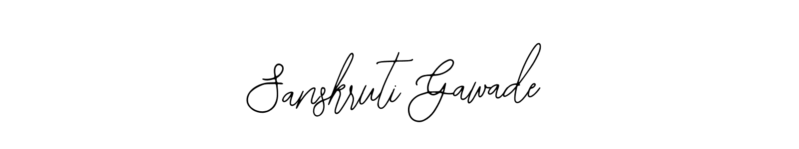 Use a signature maker to create a handwritten signature online. With this signature software, you can design (Bearetta-2O07w) your own signature for name Sanskruti Gawade. Sanskruti Gawade signature style 12 images and pictures png