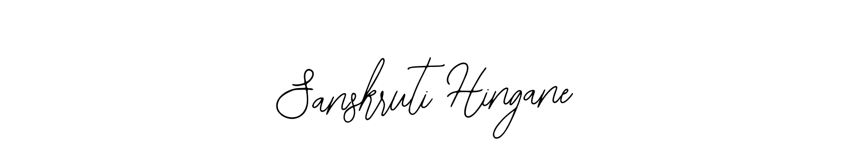 How to make Sanskruti Hingane signature? Bearetta-2O07w is a professional autograph style. Create handwritten signature for Sanskruti Hingane name. Sanskruti Hingane signature style 12 images and pictures png