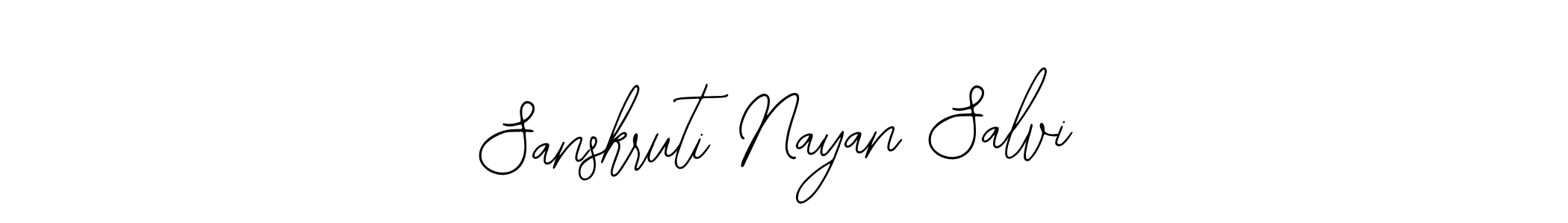 Create a beautiful signature design for name Sanskruti Nayan Salvi. With this signature (Bearetta-2O07w) fonts, you can make a handwritten signature for free. Sanskruti Nayan Salvi signature style 12 images and pictures png