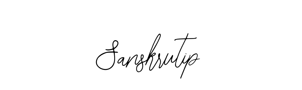 Use a signature maker to create a handwritten signature online. With this signature software, you can design (Bearetta-2O07w) your own signature for name Sanskrutip. Sanskrutip signature style 12 images and pictures png