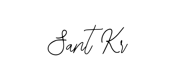 Sant Kr stylish signature style. Best Handwritten Sign (Bearetta-2O07w) for my name. Handwritten Signature Collection Ideas for my name Sant Kr. Sant Kr signature style 12 images and pictures png