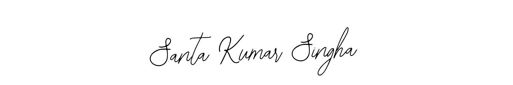 Santa Kumar Singha stylish signature style. Best Handwritten Sign (Bearetta-2O07w) for my name. Handwritten Signature Collection Ideas for my name Santa Kumar Singha. Santa Kumar Singha signature style 12 images and pictures png